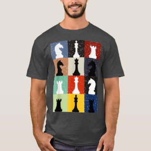 T-shirt Jeu d'échecs amusant jeu jeu d'Humours Joueur éche