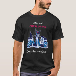 T-shirt Jeu D'Échecs Chess Dit Conseil D'Échecs