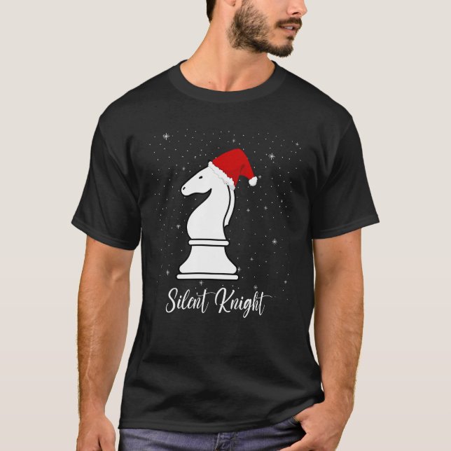 T-shirt Jeu d'échecs de chevalier Silencieux jeu de carol  (Devant)