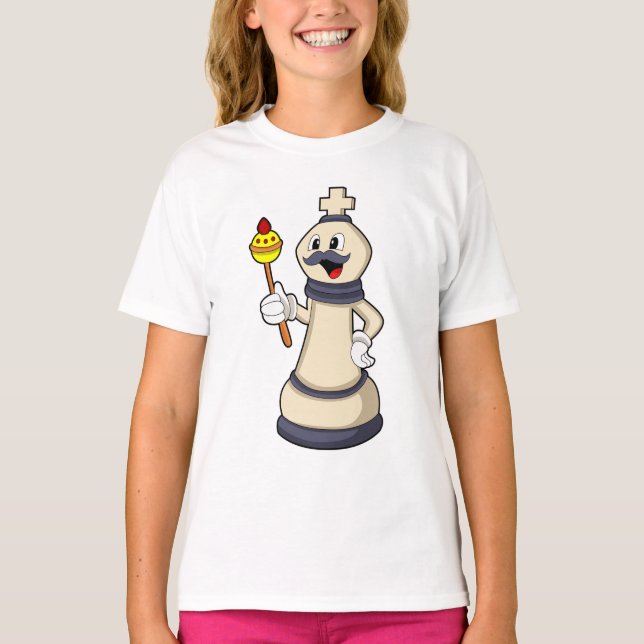 T-shirt Jeu d'échecs King à Chess.PNG (Devant)