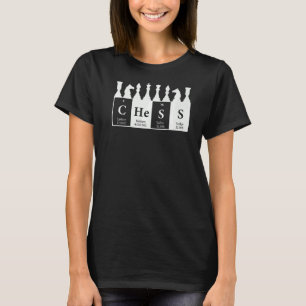 T-shirt Jeu D'Échecs Tableau Périodique Des Éléments Pièce