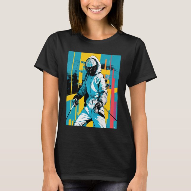 T-shirt Jeu d'engrenages complet Vêtements Retro Pop Fence (Devant)