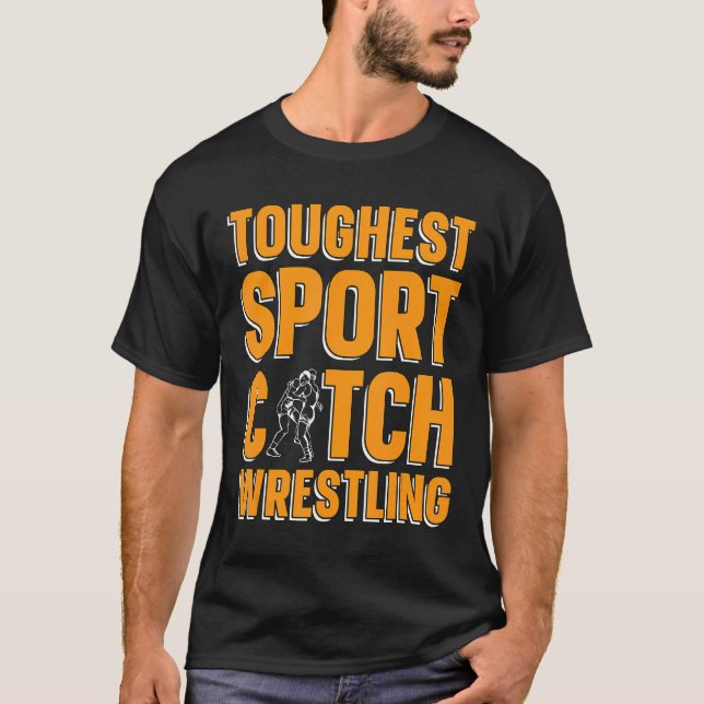 T-shirt Jeu d'entraînement sportif le plus dur Lutter cont (Devant)