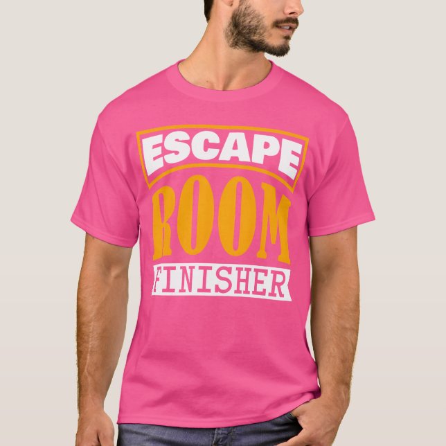 T-shirt Jeu d'évasion Blague Salle d'évasion rétro (Devant)