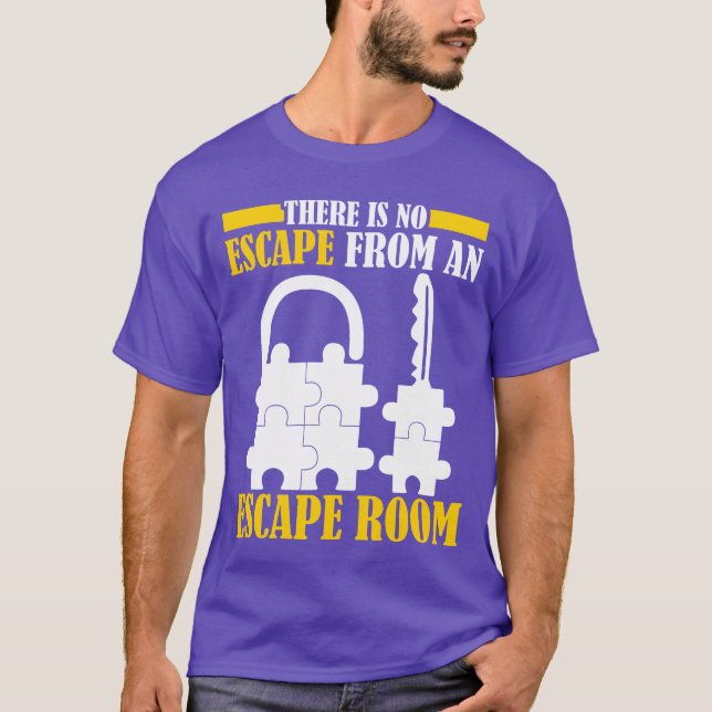 T-shirt Jeu d'évasion Escape Room drôle (Devant)