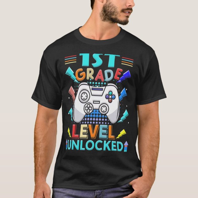 T-shirt Jeu déverrouillé de 1ère année en 1ère année Retou (Devant)