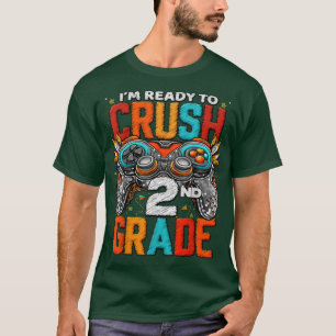 T-shirt Jeu déverrouillé de 2e année en 2e année Retour à