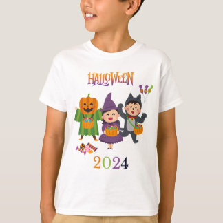 T-shirt Jeu éffrayant pour enfants pour Halloween amusant