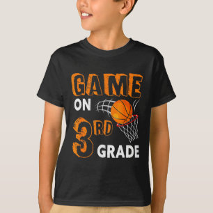 T-shirt Jeu en 3e année Bysketbyll Byck Amusement de rentr