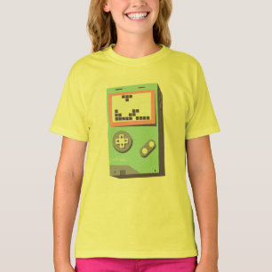 T-shirt Jeu GameBoy construit à partir de briques