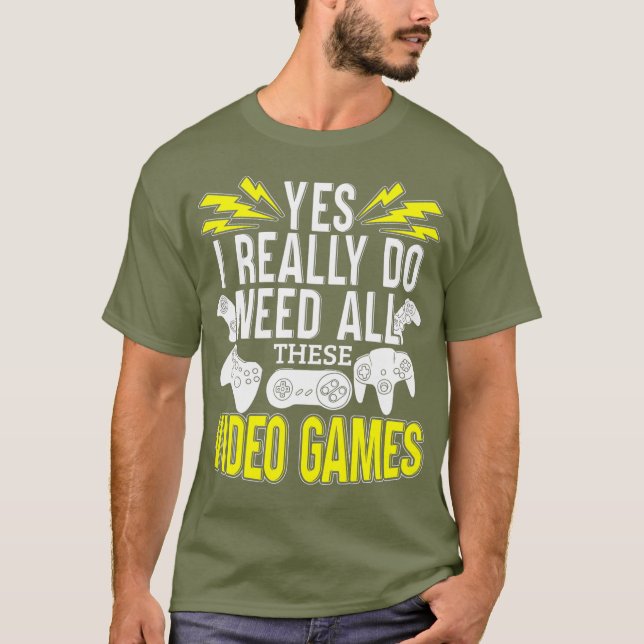 T-shirt Jeu Gamer (Devant)