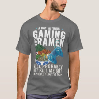 T-shirt Jeu Gamer Anime Japonais Noodle Ramen