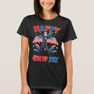 T-shirt Jeu George Washington 4 juillet Boys Hommes Amer