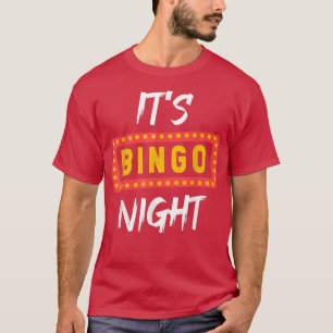 T-shirt Jeu Hobby Son Bingo Night Lotto Joueur de Bingo