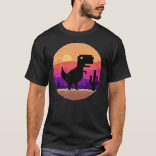 T-shirt jeu hors ligne T-rex