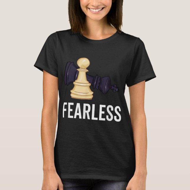 T-shirt Jeu intelligent sans peur Jeu de jeu de jeu du jou (Devant)