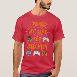 T-shirt Jeu J'Ai Suspendu Mon Jeu Pour Halloween Funny Gam