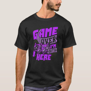 T-shirt Jeu, je suis dehors ici, Jeu Anniversaire présent