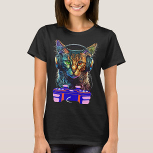 T-shirt Jeu Joueur de chat somalien Animal Vidéo Joueur Ho