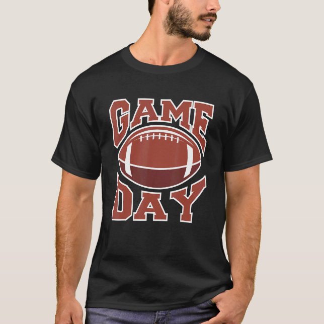 T-shirt Jeu Jour Football Jeu Vibes Jour Football Femmes M (Devant)