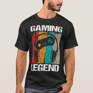 T-shirt Jeu Legend Joueur Jeux Vidéos Cadeaux Vintages Gar