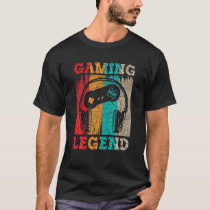 T-shirt Jeu Legend PC Gamer Jeux Vidéo Cadeaux Garçons Tee