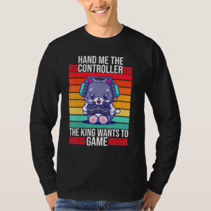 T-shirt Jeu Mains Moi Le Contrôleur King Console Gamer