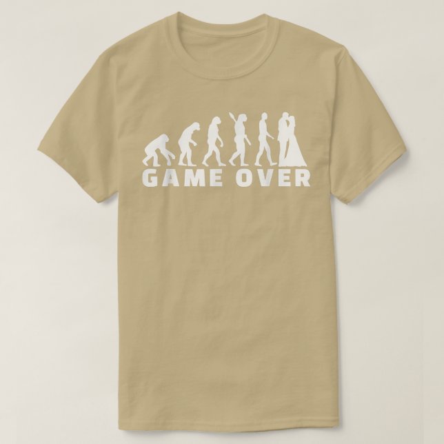 T-shirt jeu mariage sur (Design devant)