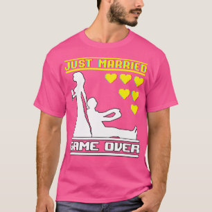 T-shirt Jeu Marié juste marié c'est fini