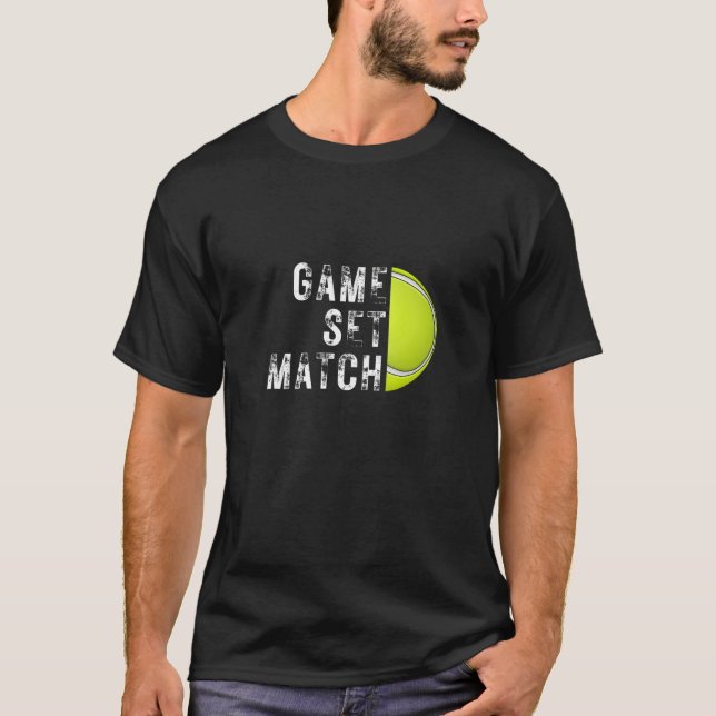 T-shirt Jeu Match Tennis 1 (Devant)