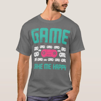 T-shirt Jeu Me rendre heureux rétro