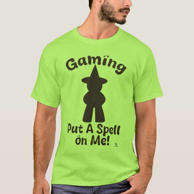 T-shirt Jeu Mettre l'épée sur moi Éffrayant Gamer (Devant)