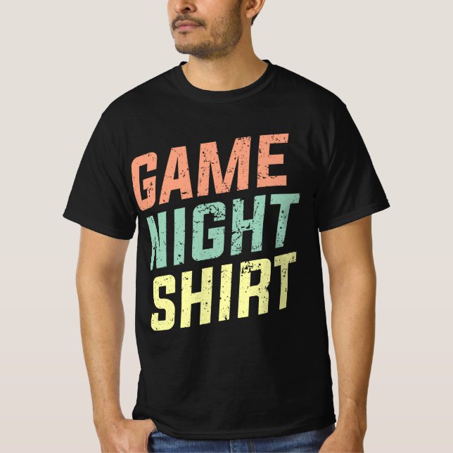 T-shirt Jeu Nigh Boardgaming Pour Boardgamers (Devant)