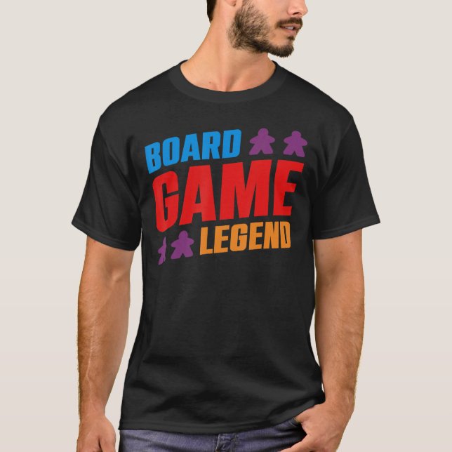 T-shirt Jeu Night Board Jeu Légende (Devant)