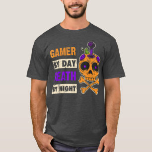 T-shirt Jeu par jour, Mort par nuit, Jeu d'Halloween