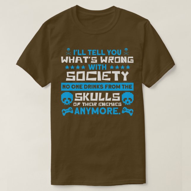 T-shirt Jeu Personne Ne Boit De Jeux Vidéo Amusant Joueur (Design devant)