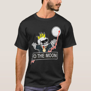 T-shirt Jeu Pierres À La Lune Aktien Wsb Trader Mème
