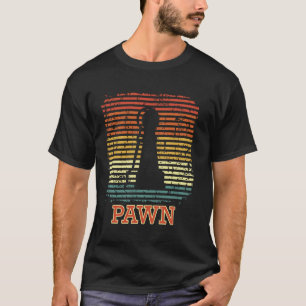 T-shirt Jeu Pion Pion Cheval Sport Chess