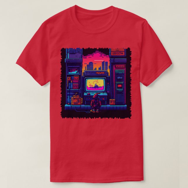 T-shirt Jeu Pixel (Design devant)