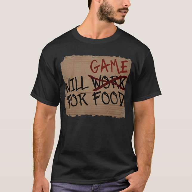 T-shirt Jeu pour la nourriture (Devant)