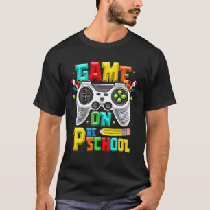 T-shirt Jeu Préscolaire Retour à l'école Enseignant Élève