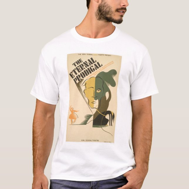 T-shirt Jeu prodigue éternel WPA 1938 (Devant)