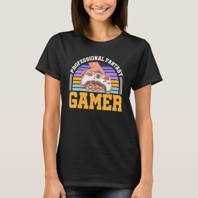 T-shirt Jeu professionnel Imaginaire Humour Retro Jeu Con (Devant)