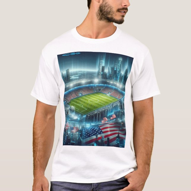 T-SHIRT JEU PROJECTEUR ÉTATS-UNIS (Devant)