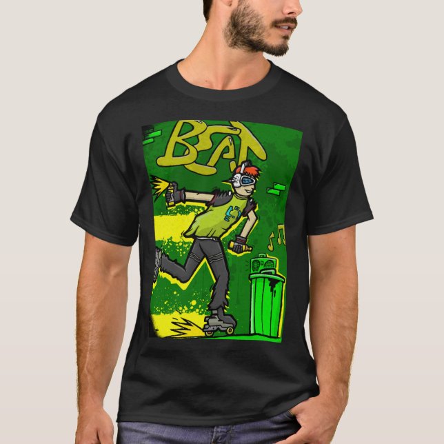 T-shirt Jeu radio Jet Set Action 3 (Devant)