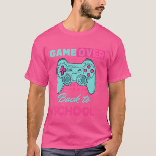 T-shirt Jeu Retour à l'école Design contrôleur de jeu
