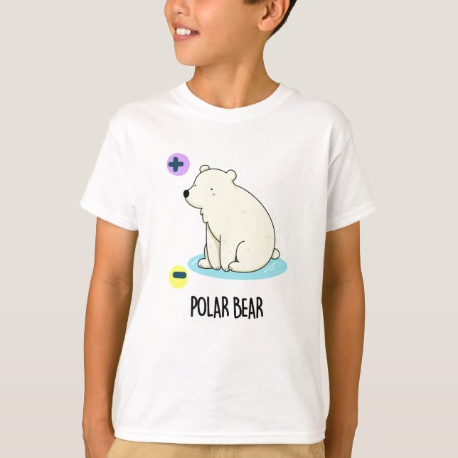T-shirt Jeu scientifique amusant pour l'ours polaire (Devant)