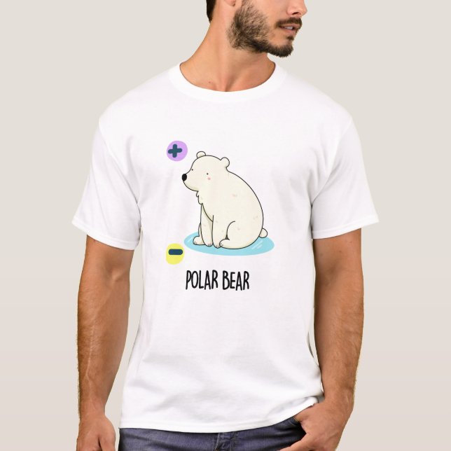 T-shirt Jeu scientifique amusant pour l'ours polaire (Devant)