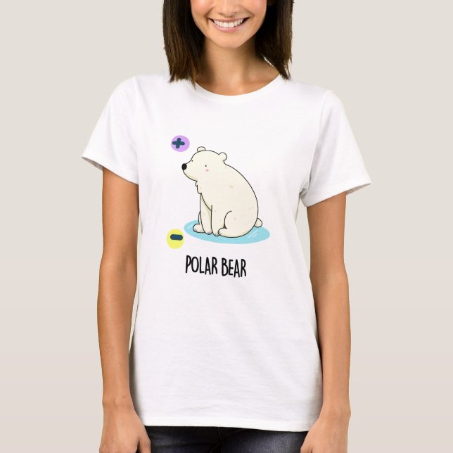 T-shirt Jeu scientifique amusant pour l'ours polaire (Devant)