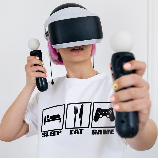 T-shirt Jeu Sleep Eat (Créateur téléchargé)